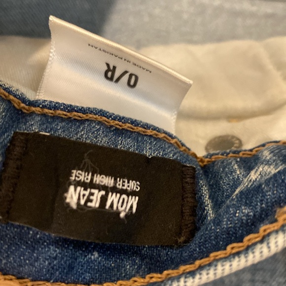 Express Womens Ripped Jeans 0 Regular Blue - Picture 7 of 10